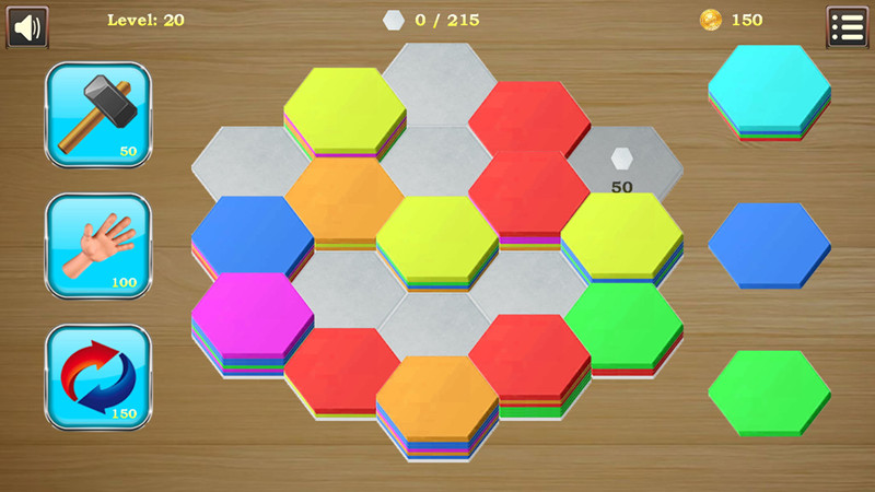 Sort Hexa Tiles - screenshot 2